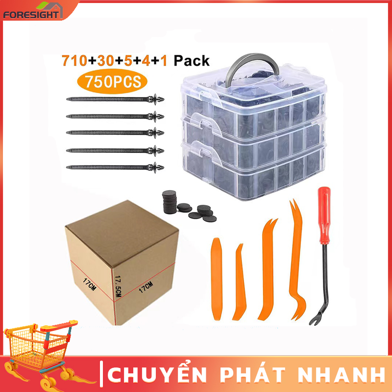 750 Cái/hộp Xe Khóa 16 Các Loại Của Ô Tô Nói Chung Bumper Ốc Vít Mở Rộng Vít Khóa Công Cụ Sửa Chữa Cho Hầu Hết Các Mô Hình
