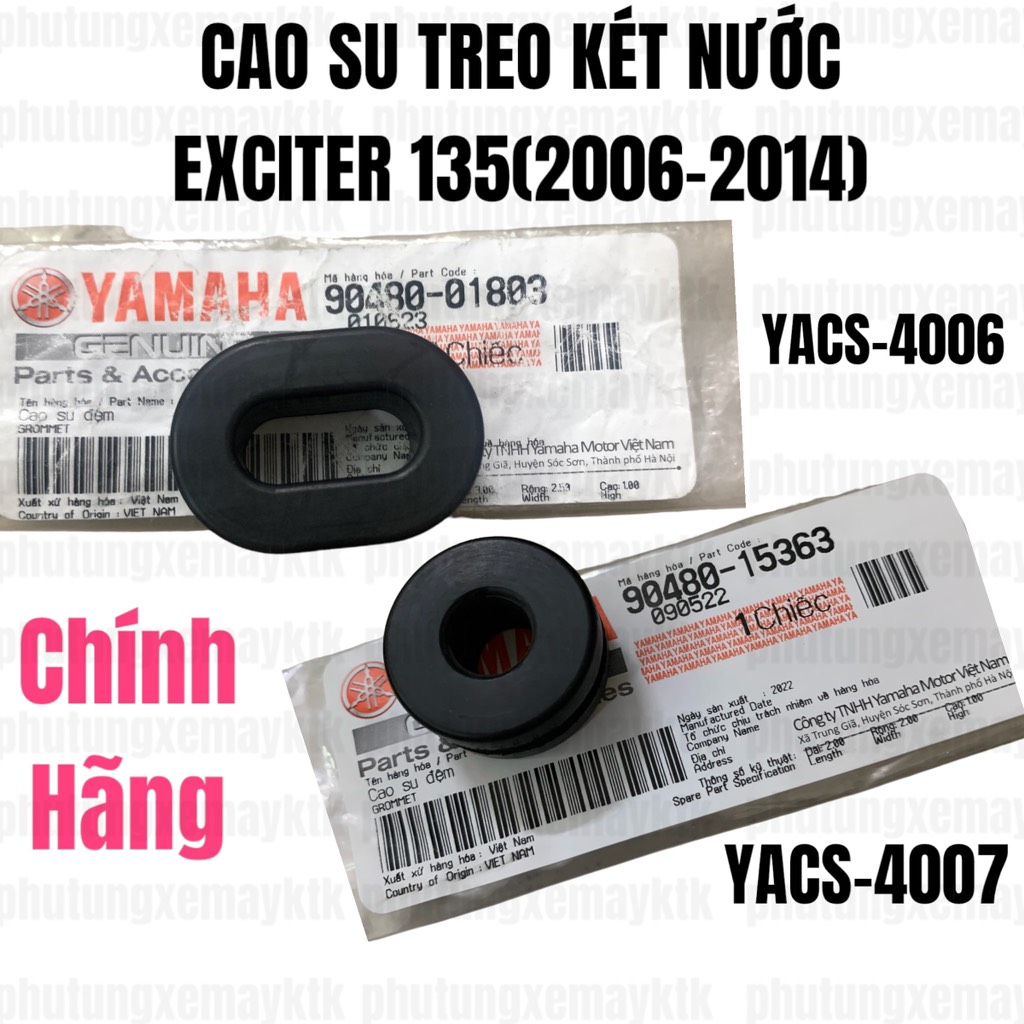 Cao su treo két nước exciter 135 yacs pl