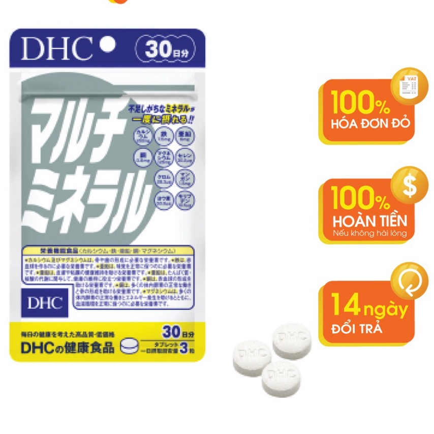 Viên Uống DHC Multi Minerals 90 ngày Bổ Sung Đa Khoáng Chất