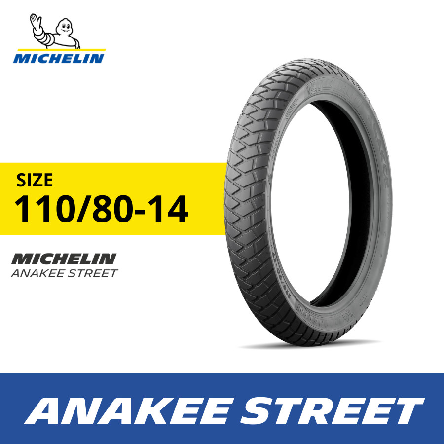 Michelin Ban Motor Anakee Street 110-80 R14 - Ban Tubeless Harga  730,400 Ringgit*Penghantaran Percuma