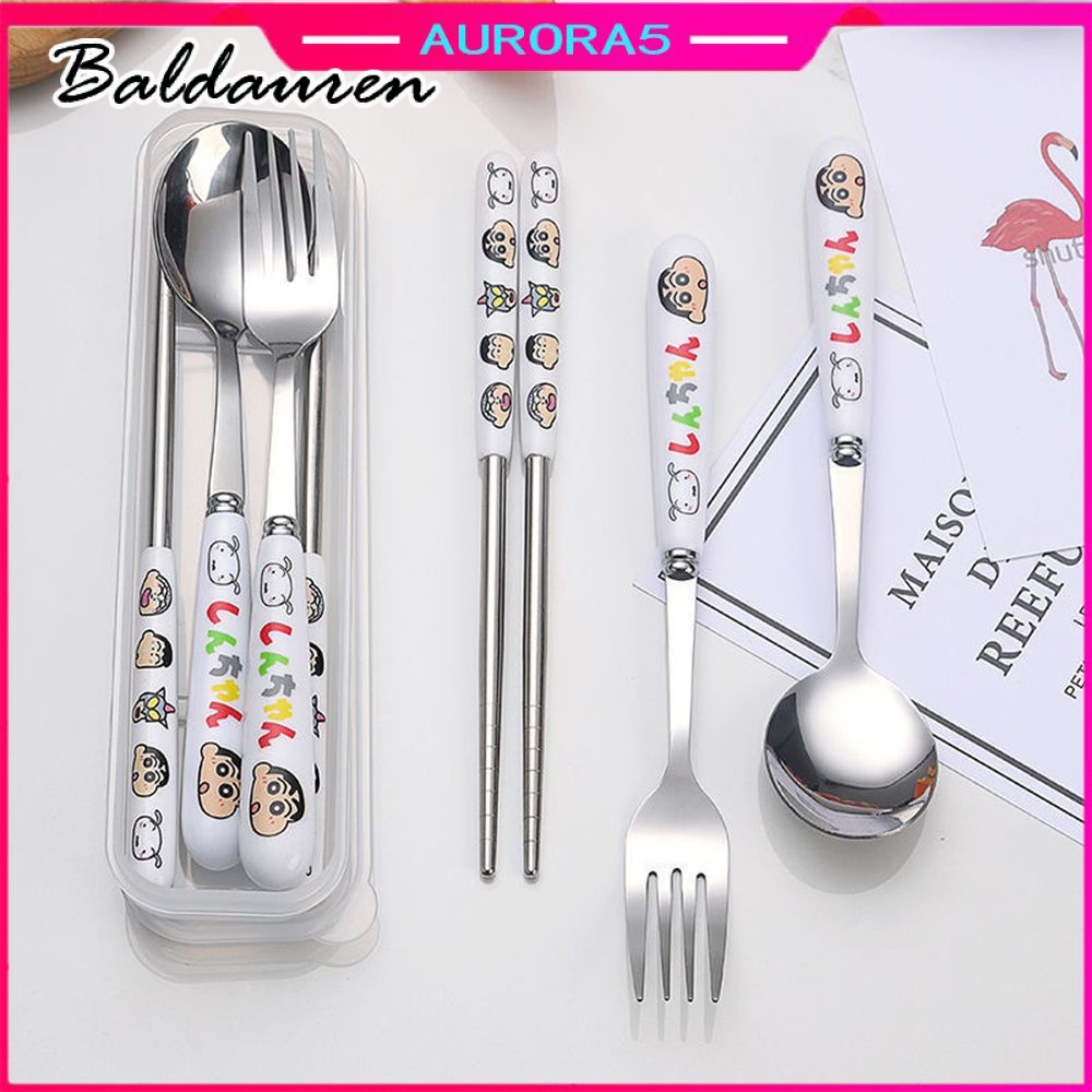 BALDAUREN ชุดช้อนบนโต๊ะอาหารสแตนเลสขนาดกะทัดรัดใหม่ ราคา 17 บาท*ส่งฟรี