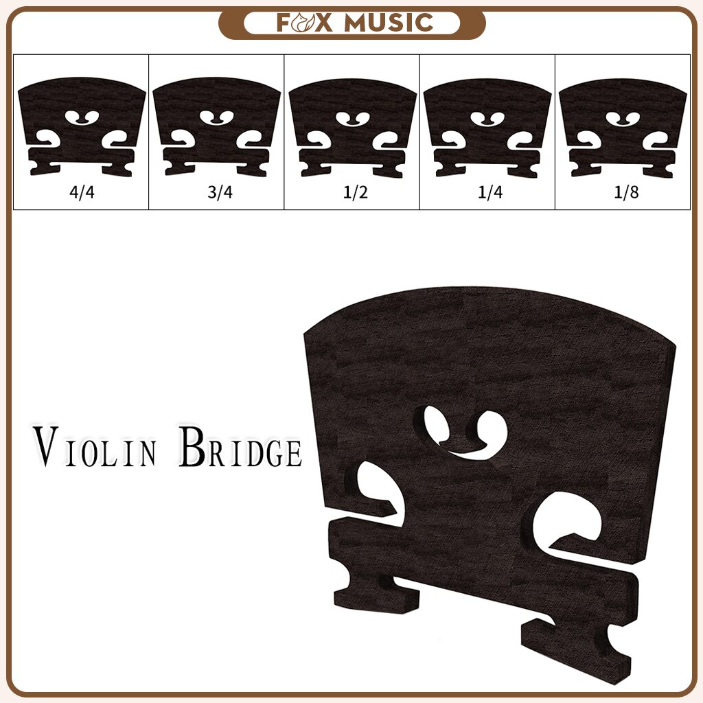 1pc-master mun ngựa đàn violin 4/4 3/4 1/2 1/4 1/8 ngựa đàn violin