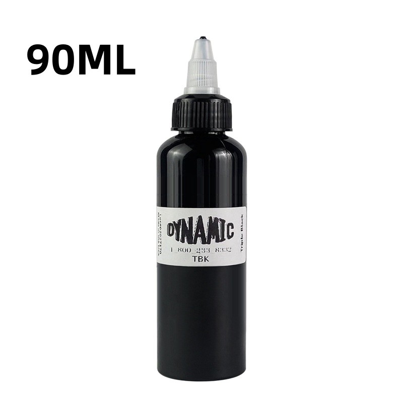 Tattoo Ink Dynamic Triple Black Ink Tattoo Original Permanent Pigment Ink Tattoo Supplies Accessories 30/60/90ml Permanent Tattoo Ink Makeup Pigment Art Tattoo