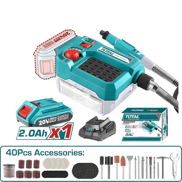 Mày Mài Khuôn Dùng Pin 20V Total TMGLI2001