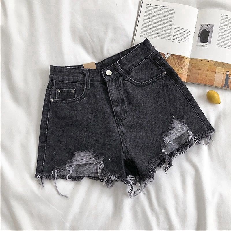 Quần short nữ bò rách Quần đùi nữ Quảng Châu cao cấp 4 màu đẹp Blue Monday WSH 013