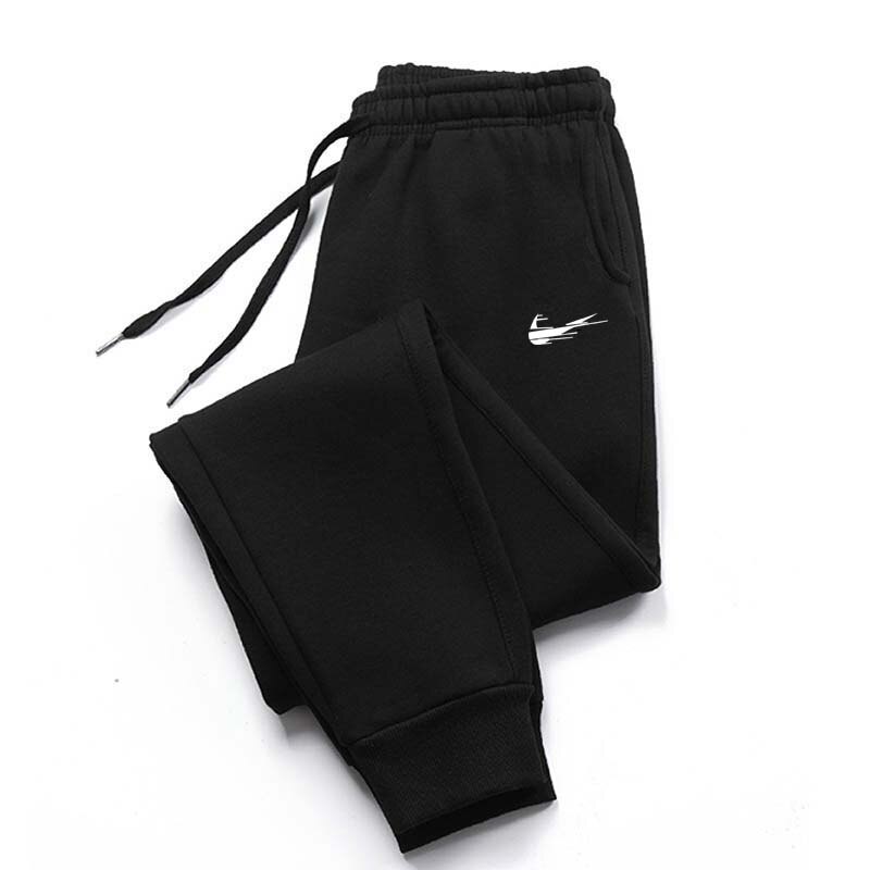 2023 Fitness Workout Brand Track pants Autumn Winter Male Cotton