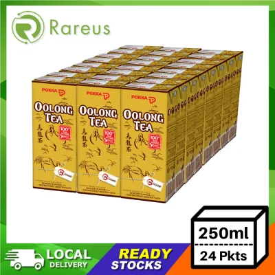 Pokka Oolong Tea Packet (250ml x 24 Packets) [FREE DELIVERY]