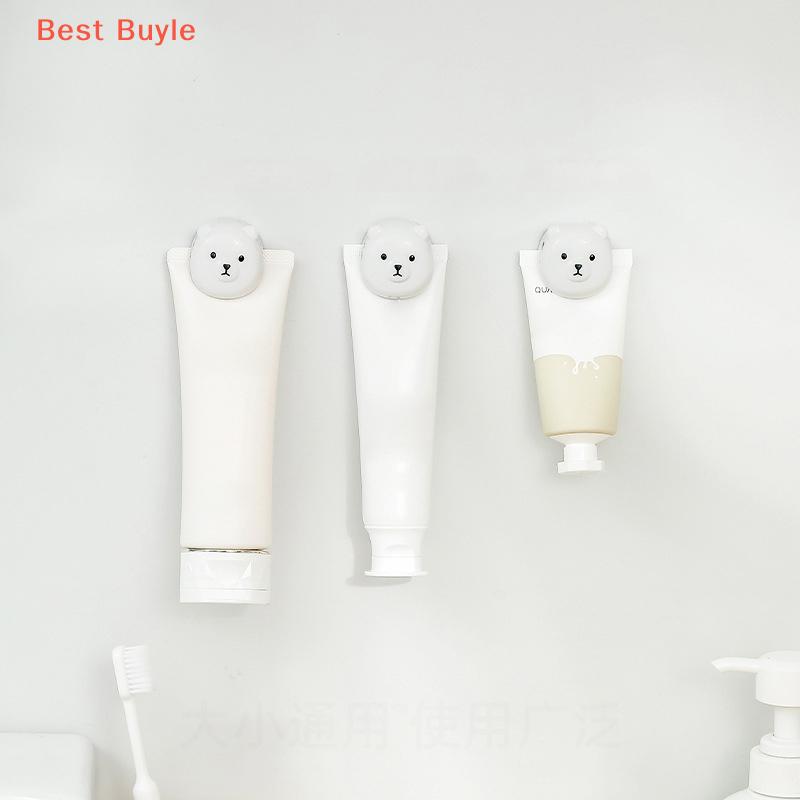💖Best Buyle Phim Hoạt Hình Gấu Kem Đánh Răng Clip Treo Tường Mặt Nạ Trên Khuôn Mặt Sữa Rửa Mặt Lưu Trữ Giá Phòng Tắm Khăn Clip Kem Đánh Răng Chủ