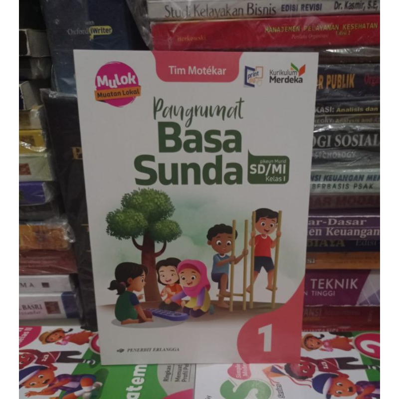 Buku Pangrumat Basa Sunda kelas 1 SD/MI Kurikulum Merdeka