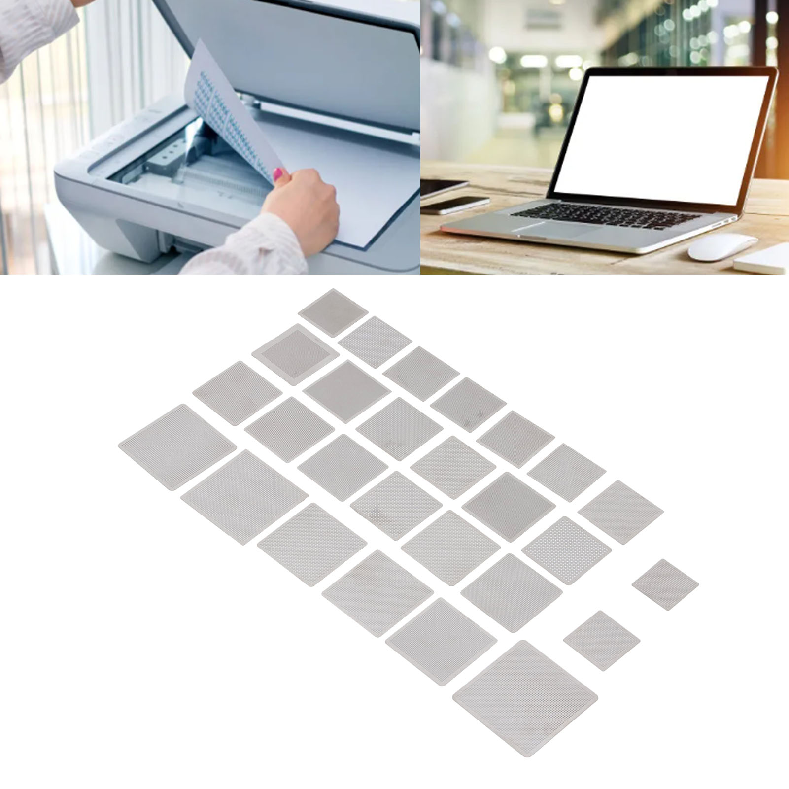 27pcs BGA rework net trực tiếp nhiệt BGA reballing Net stencils mẫu cho Hàn Phụ Kiện