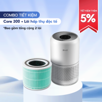 Máy Lọc Không Khí Levoit Core 300 40m2 |  Lõi HEPA 3 lớp lọc bụi mịn - Hẹn giờ - Màn điều khiển - Chế độ ngủ