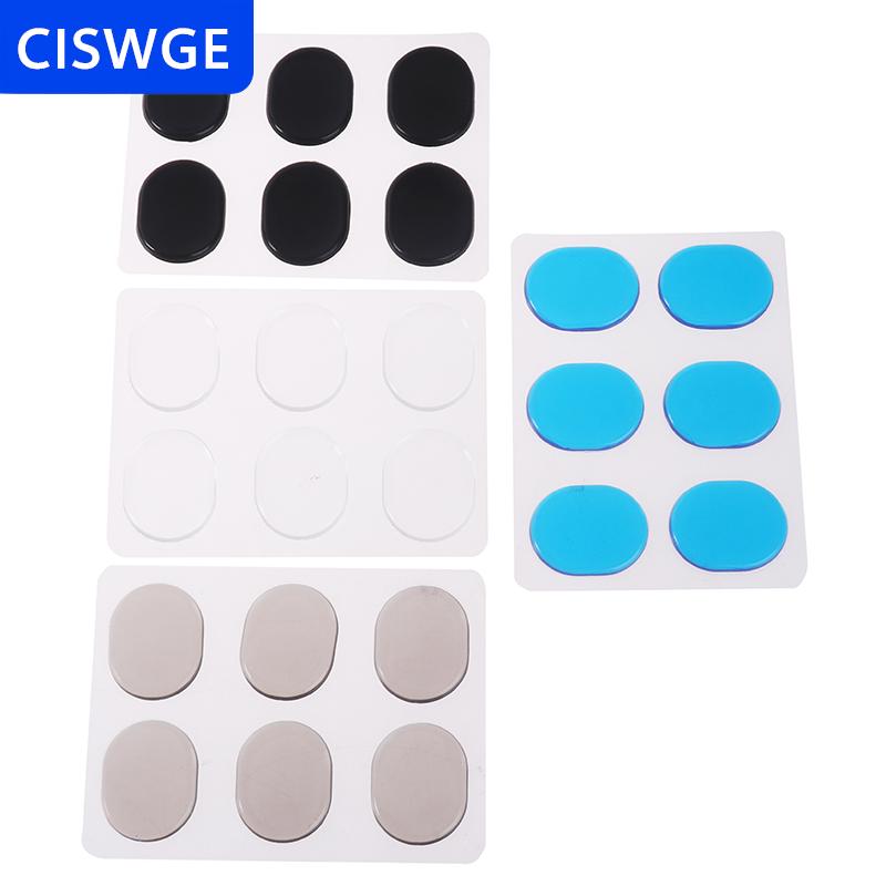 [COD] CISWGE 6 cái Miếng Đệm Gel giảm chấn trống Silicone trống giảm thanh cho trống kiểm soát giai điệu