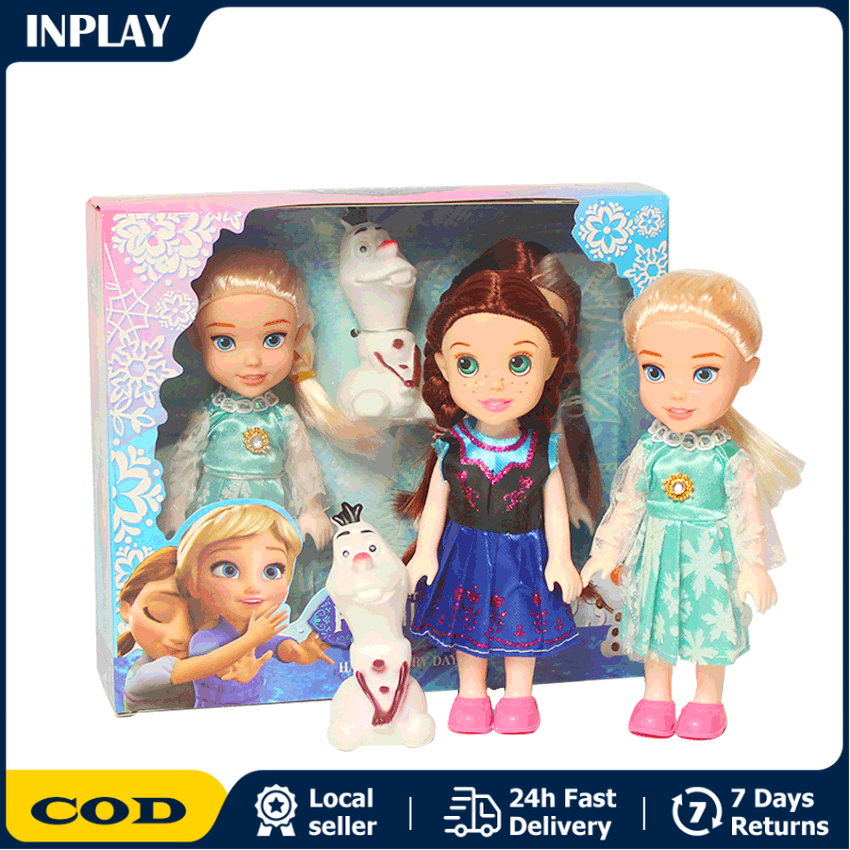 Frozen Elsa and Anna Big Dolls with Singing Effects