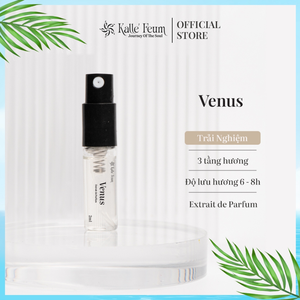 Nước hoa venus đáng yêu dạng xịt vial 2ml | kalle' feum