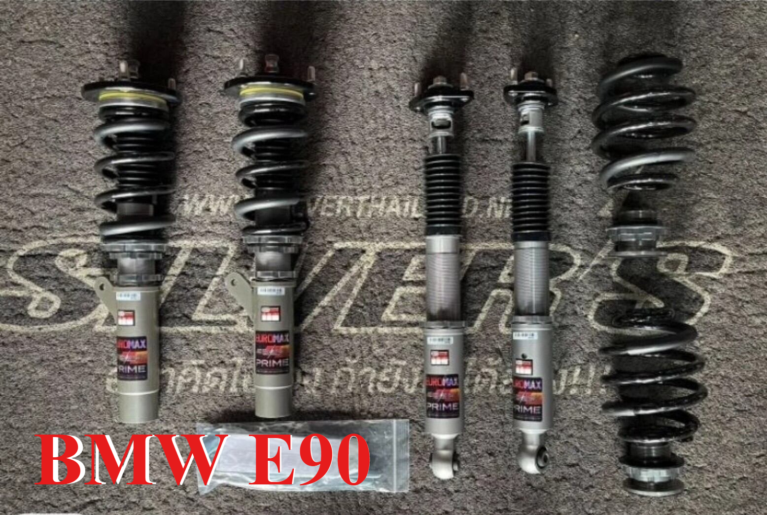 โช๊คอัพ สตรัทปรับเกลียว Silver รุ่น Neomax Euro Prime ใส่รถ bmw e90 นุ่ม หนึบ ไม่กระด้าง รับประกัน 2 ปี ราคา 27,390 บาท*ส่งฟรี