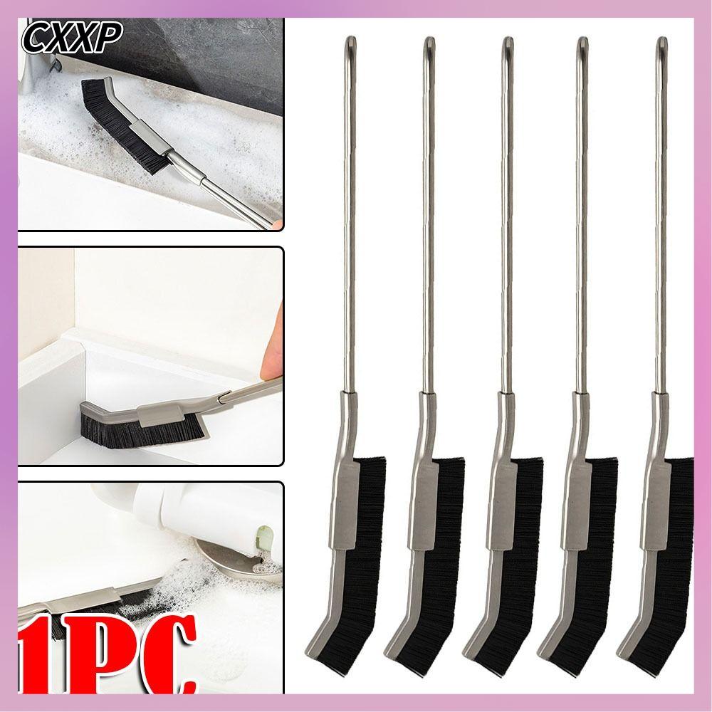 CXXP Thép không gỉ Bàn chải làm sạch khe hở Đa chức năng Lông cứng Bàn chải chà Gap Bàn chải vệ sinh góc cho nhà bếp, phòng tắm, toilet