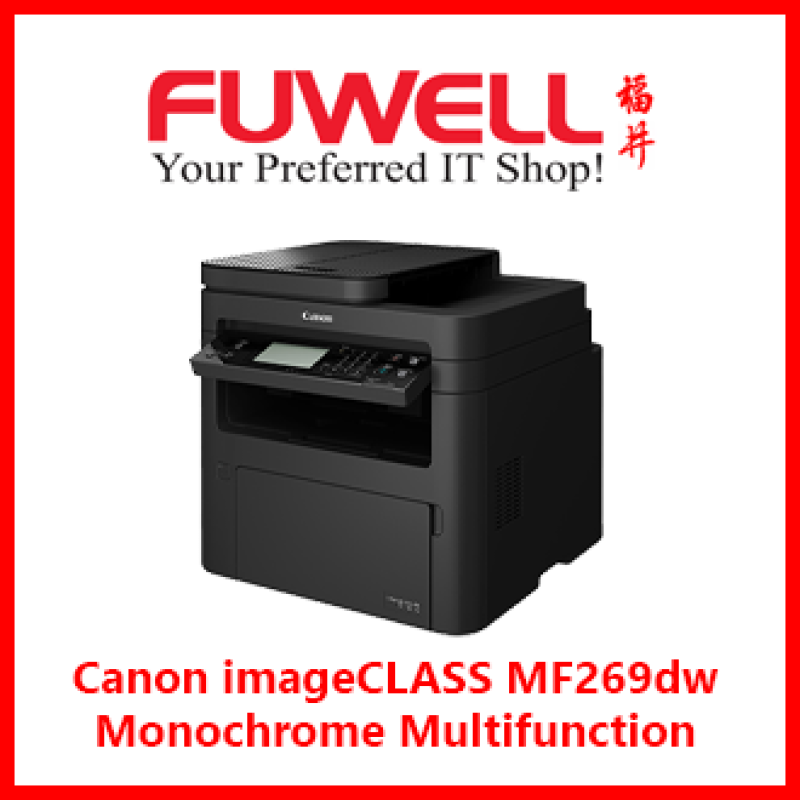 Canon imageCLASS MF269dw Monochrome Multifunction Printer  [PROMOTIONS Free Gifts $20 NTUC Voucher  [ Start 05 April 2021 - 06 June  2021] Last Redemption Date : 19 June 2021 ] [ 2YR ] Singapore