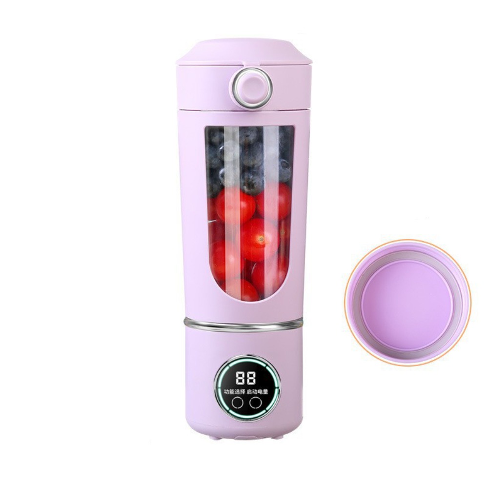 CROSSTIME 700ML Máy làm nước trái cây di động 12 lưỡi dao Thép không gỉ Chai xay sinh tố Sạc USB Trộn nhanh Máy ép trái cây và máy xay sinh tố Chuẩn bị sinh tố - 4