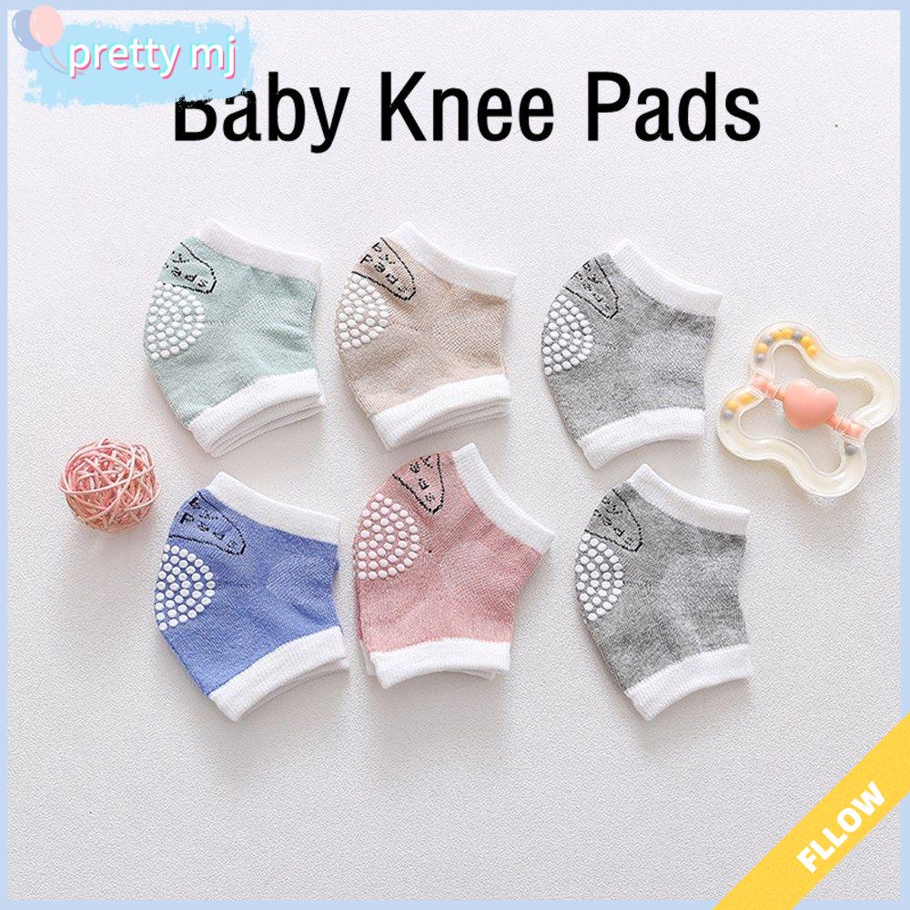 PRETTY MJ 1 Pair Breathable Leg Warmers Cotton Baby Knee Pads Crawling