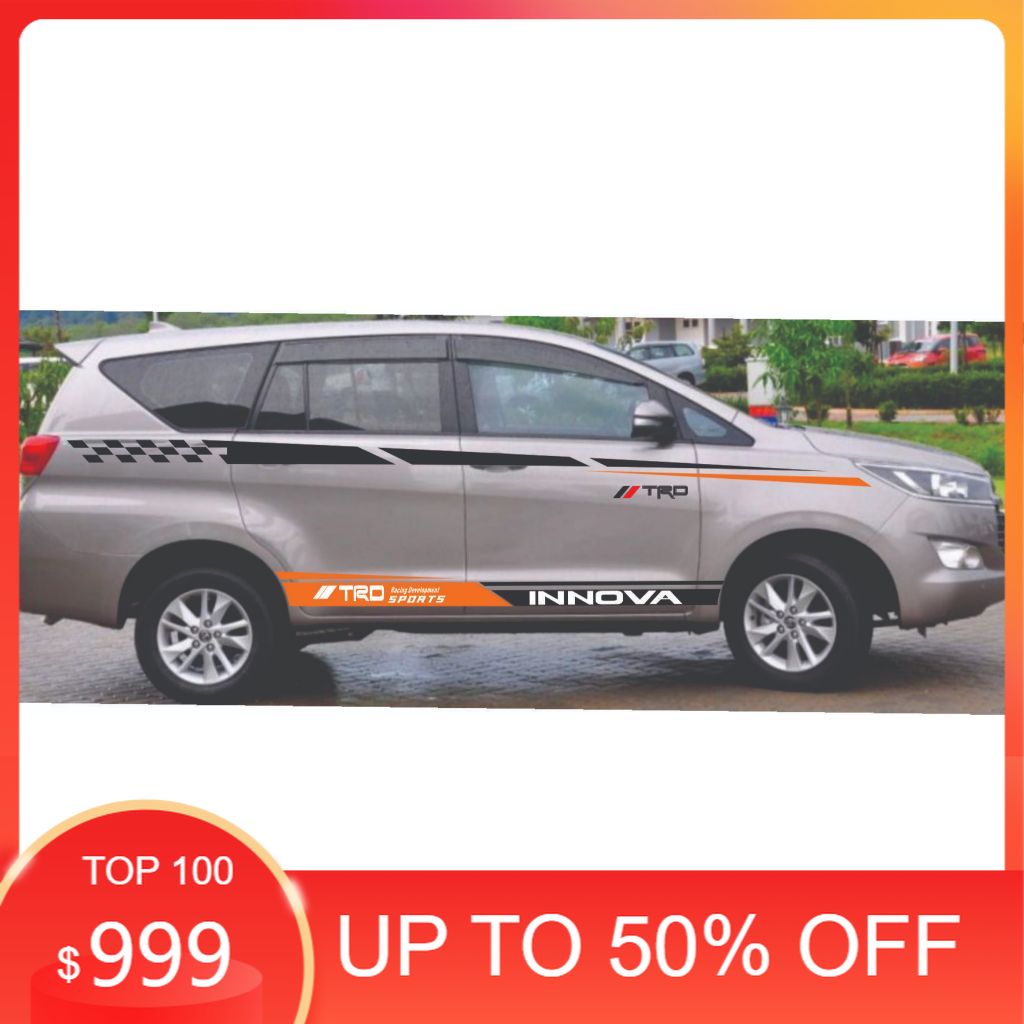 [Hot] Innova Car Side Stickers for All Car Models from [2008-2024], Beautiful and Sharp Design, New Model, One Set for Both Sides Giá 374,400 Đồng*Miễn phí vận chuyển