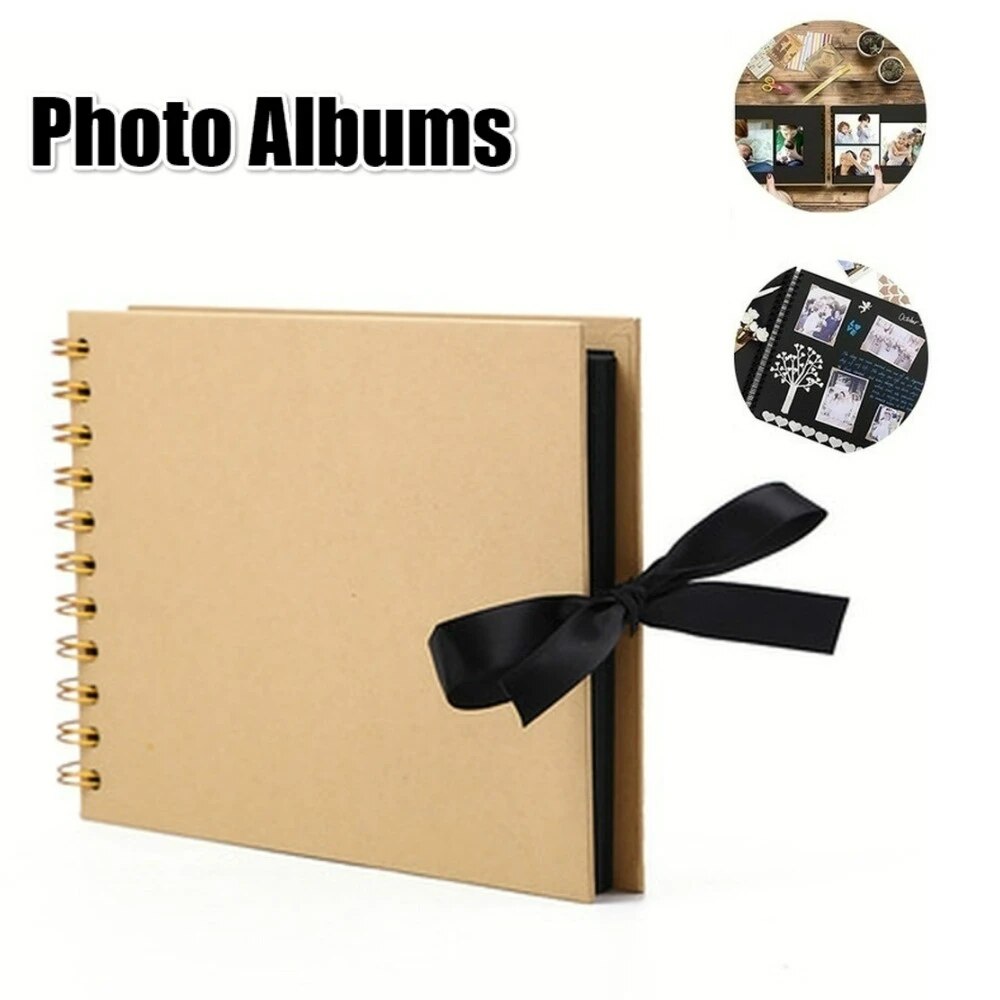 31 x 31cm Photo Album Creative 30 Black Pages DIY Album