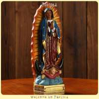 LOVIVER Our Lady of Guadalupe Religious figure great love of color
