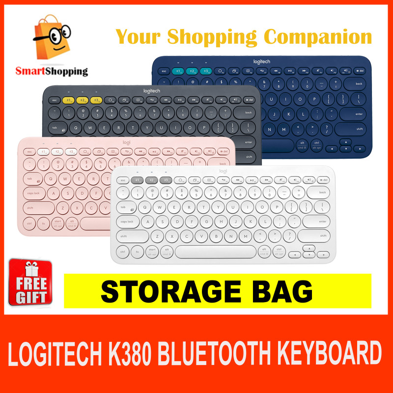 Logitech K380 Multi-Device Bluetooth Keyboard K 380 Blue tooth Black Blue Off White Rose KB Singapore