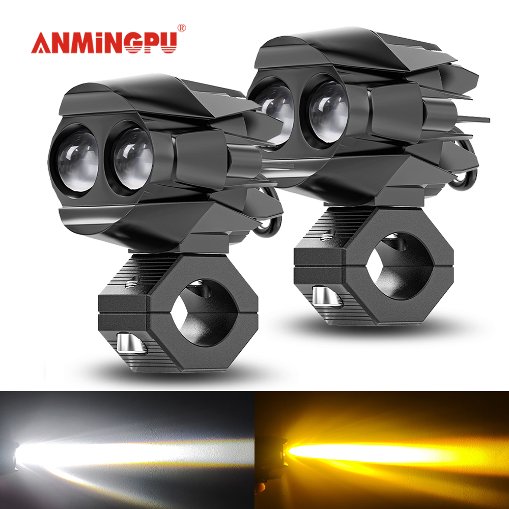 Anmingpu 3 "đèn led làm việc trong xe ô tô bar lái xe đèn pha 3500k 6000k cho offroad xe đầu kéo 4x 4 đèn sương mù 12v 24v xe máy