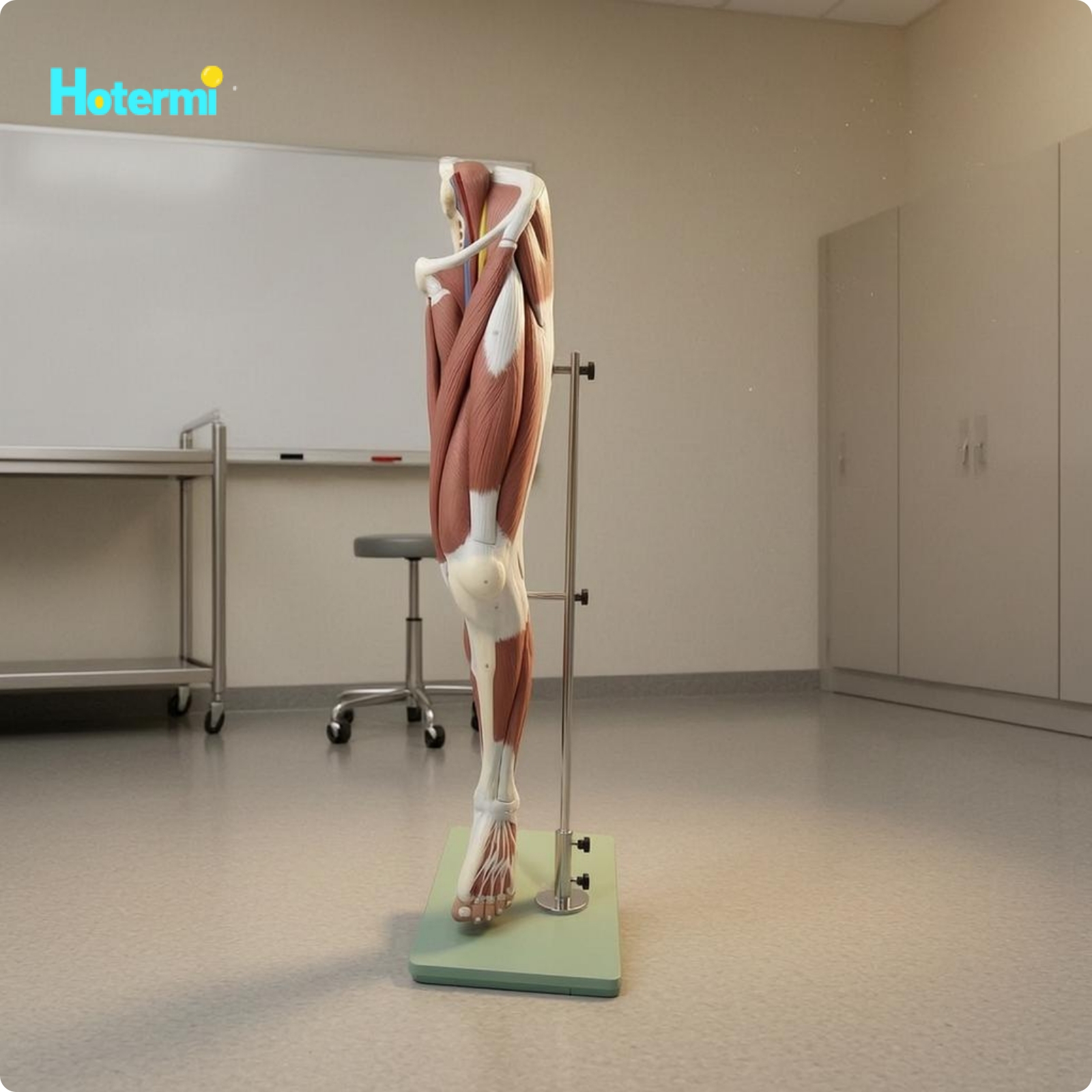 footful Vessels Lower Limb Muscle Model Nerves Muscular Leg Anatomy Model Painted Details with Base and for Students, Medical Training, Classroom ราคา 15,335 บาท*ส่งฟรี