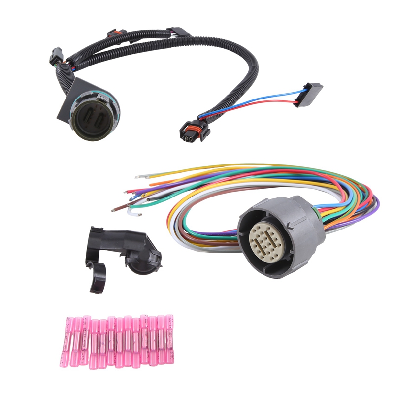 (XOEB) Car Internal & External Wire-Harness Kit 24222798+12154288 for 4L80E 1991-2003 Accessories Rostra Universal