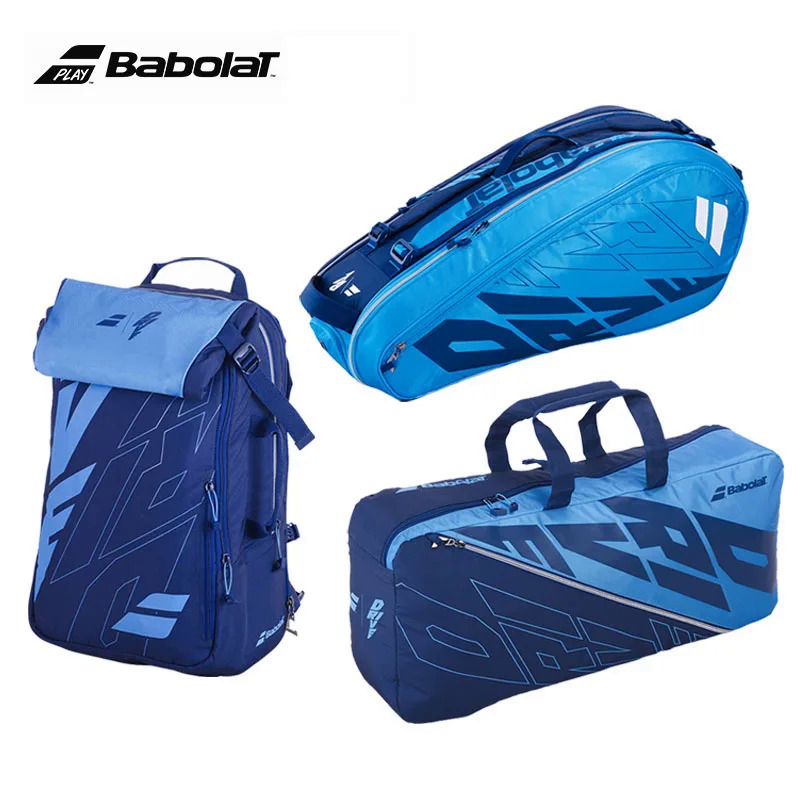 Người Đàn Ông Phụ Nữ 2021 Tinh Khiết Ổ Đĩa Babolat Quần Vợt Ba Lô 2 Công Dụng Màu Xanh 3R 6R Vợt Quần Vợt Túi Xách Tay Gấp Cầu Lông Padel Ba Lô