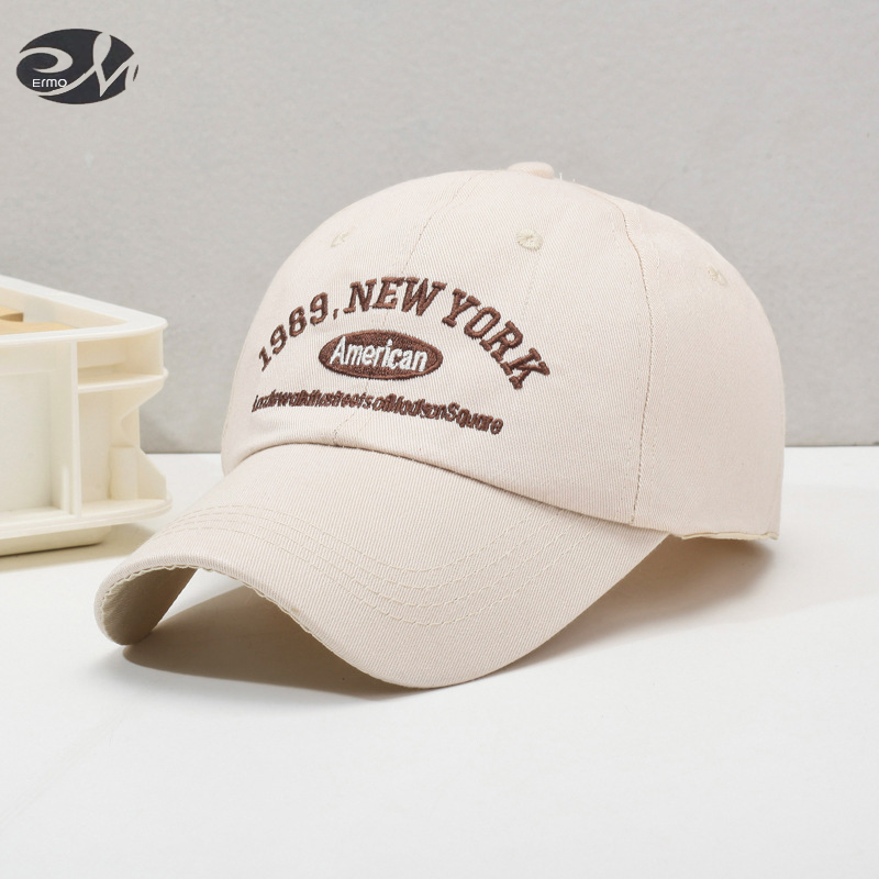 Ermo Street Fashion Clothing for Men and Women, Sun Protection Hat, Can Be Worn with Letter Embroidered Baseball Caps, Summer Fashion ราคา 69 บาท*ส่งฟรี