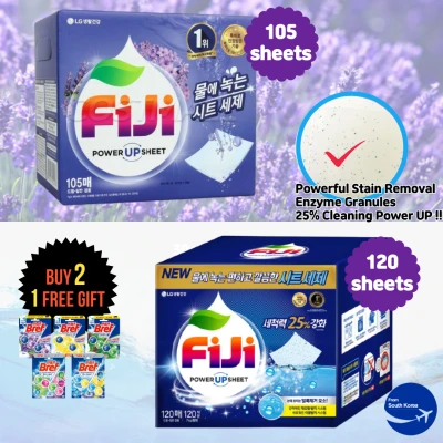 LG FIJI Power Sheet Laundry Detergent 120 sheets / Lavender 105 sheets
