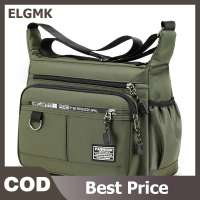 ELGMK Người đàn ông của Túi Messenger Crossbody Vai Túi người đàn ông nhỏ Sling gói cho công việc kinh doanh không thấm nước Oxford gói Satchel Ví