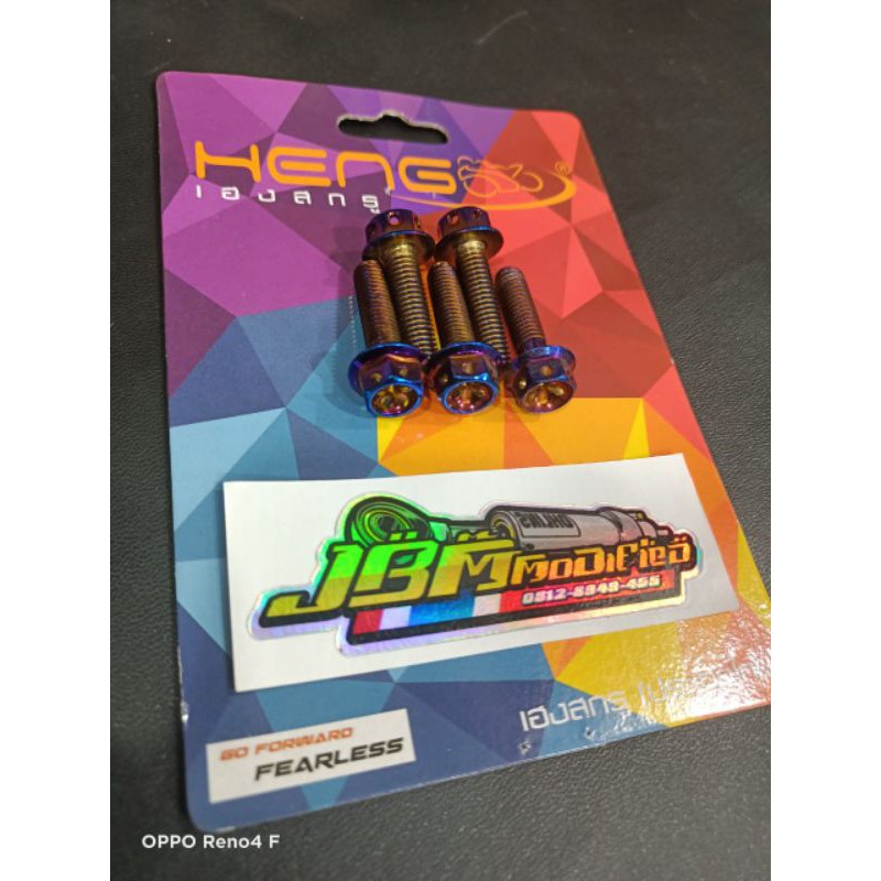 baut probolt flower m 8 (drat 12) panjang 2,5cm warna blue(harga jual per pcs) Harga 25,000 rupiah*Gratis Ongkir