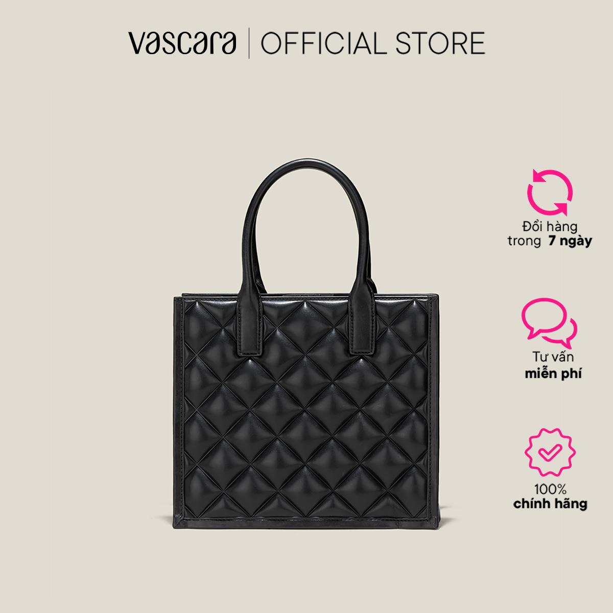 [Special Price] Vascara Túi Tote Cầm Tay Ép Khối Chần Bông - TOT 0136