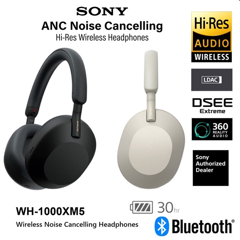 COD 2023 Sản phẩm mới Sony WH-1000XM5 Tai nghe giảm tiếng ồn Bluetooth