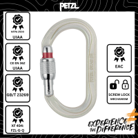 Petzl OXAN Carabiner - Screw-Lock - Gray