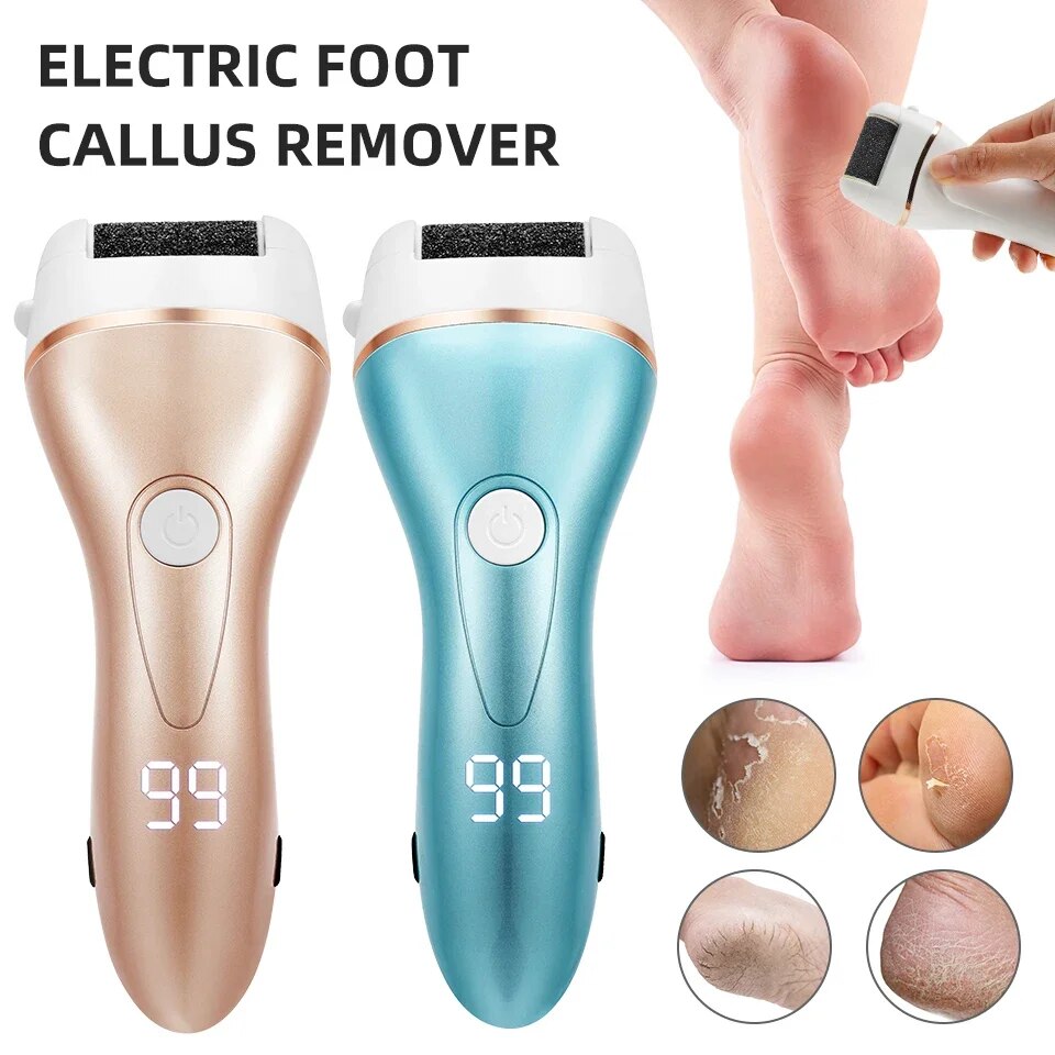 【Best value】 Electric Feet Sander Machine Kit Skin Trimmer Dead Skin For Heels Foot Care Grinding Pedicure Tools Recharge Remover Callus