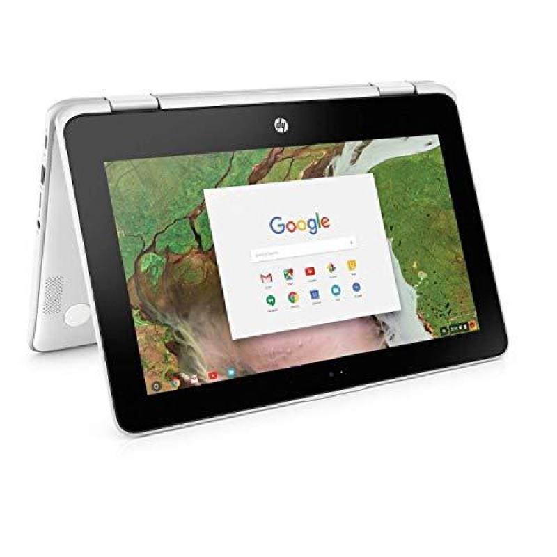 2019 HP X360 Chromebook 11.6” Touchscreen Convertible 2-in-1 Laptop PC, Intel Celeron N3350 up to 2.4GHz Processor, 4GB, 32GB, WiFi, Webcam, Stereo Speakers , Bluetooth, USB 3.1, Chrome OS (Renewed)