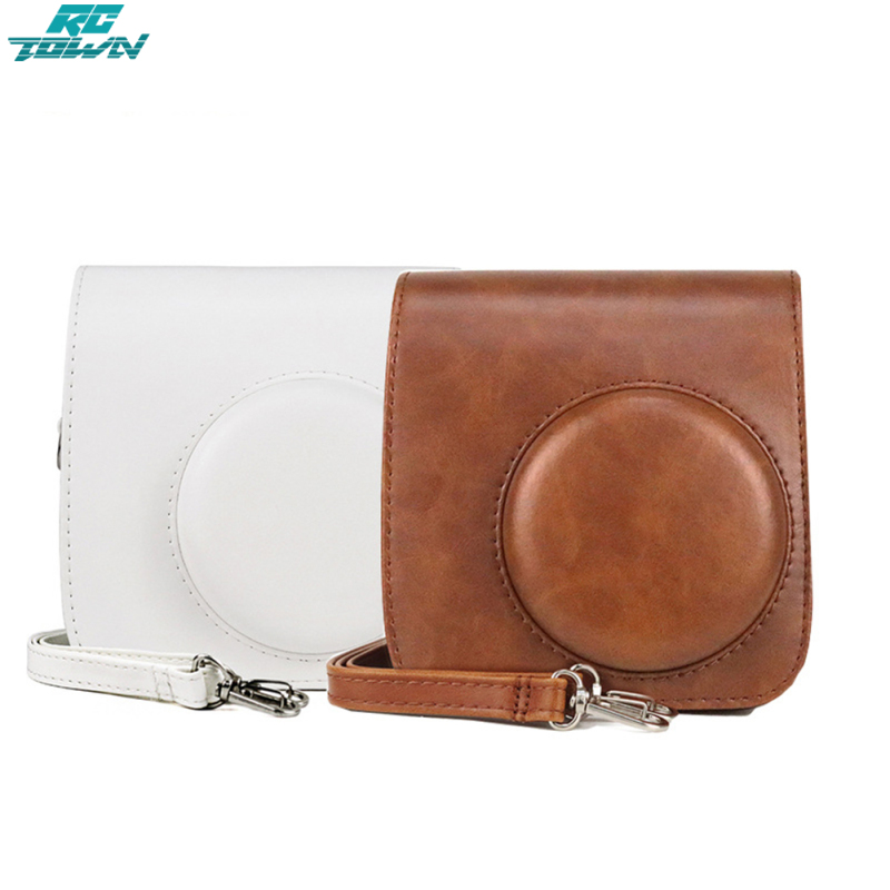 Camera Case Protector Travel Carrying Bag Retro Protective Leather Cover Compatible For Instax Mini7+ ราคา 224 บาท*ส่งฟรี
