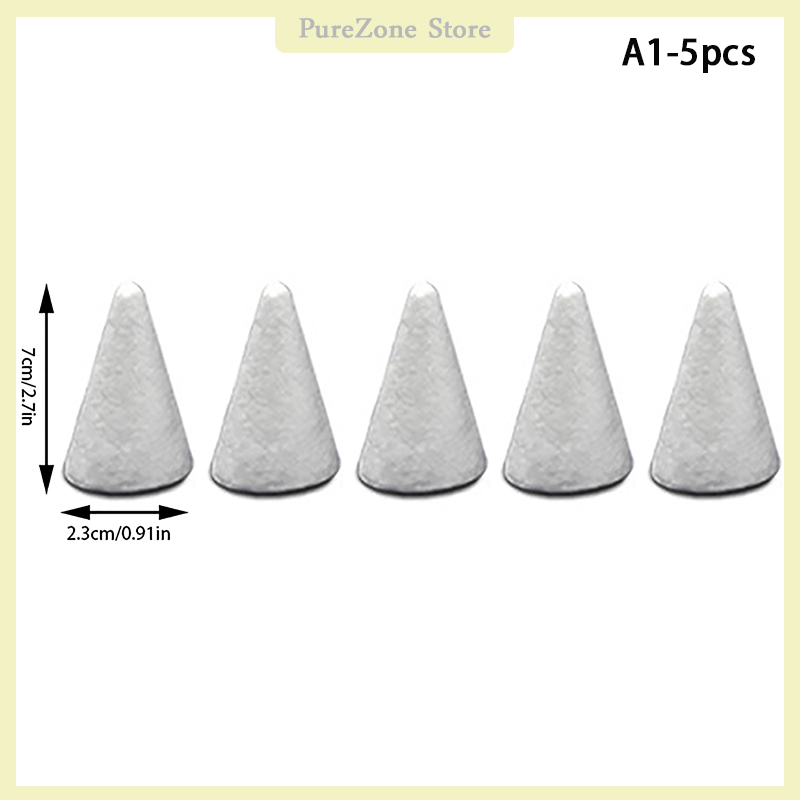 Handmade Craft Styrofoam Cone Christmas Decoration Modelling DIY