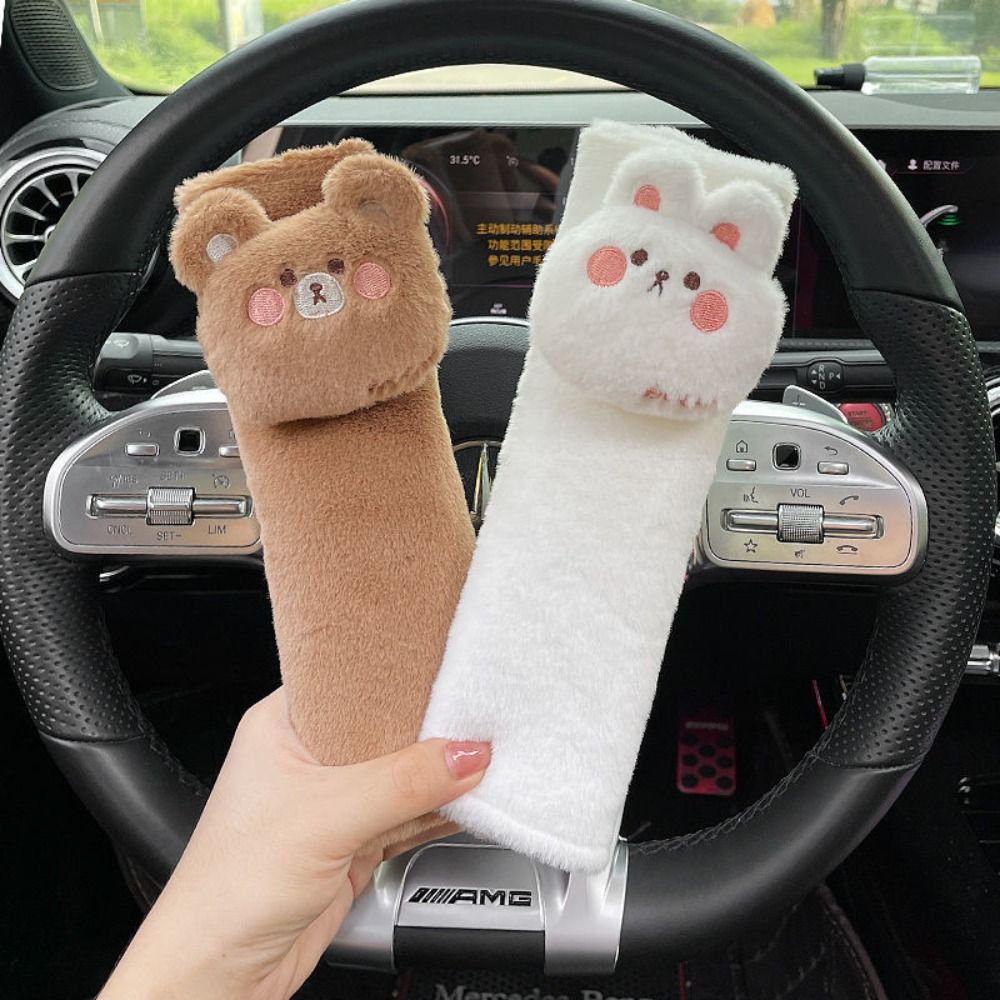 UHIUCU Hoạt hình Đai bảo vệ vai dây an toàn xe hơi Phụ Kiện Xe Hơi Mềm Đệm bảo vệ vai ô tô Chất lượng cao Bọc đai bảo hiểm Xe hơi