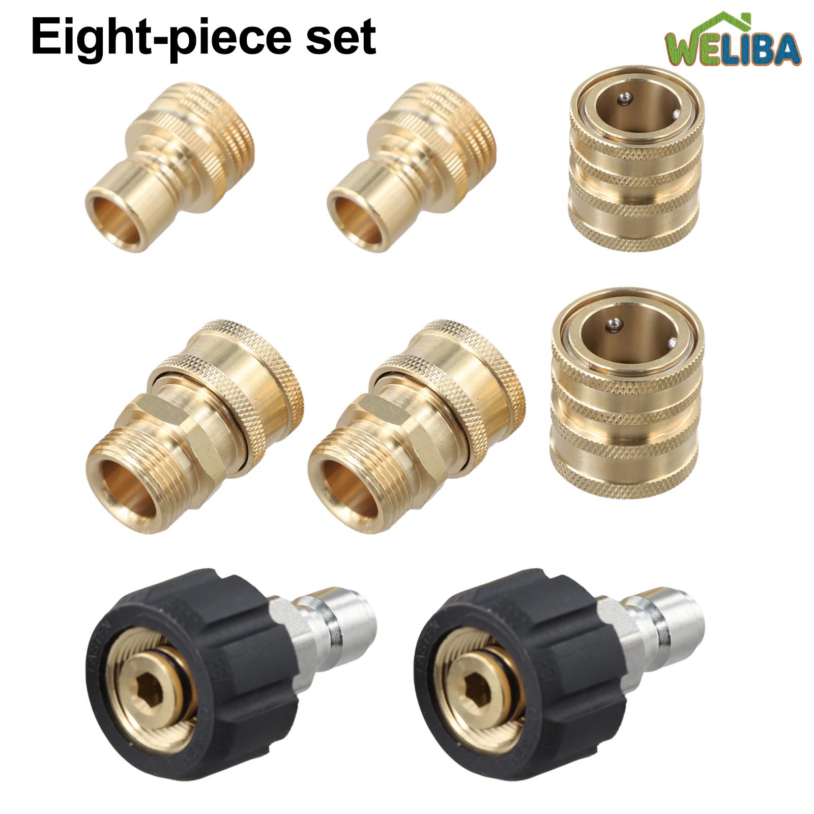 【WELIBA】 Efficient Cleaning Task Pressure Washer Adapter Quick Release Coupling [not miss it][New product release] ราคา 2,095 บาท*ส่งฟรี