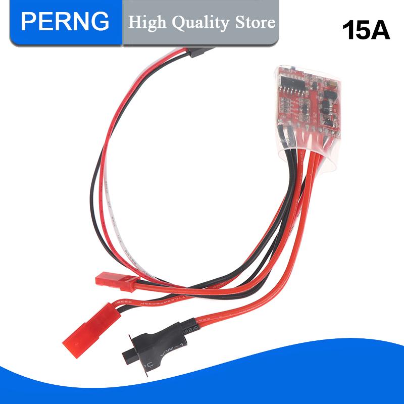 [PERNG] Tehe Micro ESC 10A 15A 20A 30A chải ESC RC ESC điện tốc độ điều khiển cho Diy Mini 1 16 1 18 1 24 RC Xe thuyền TANK W phanh - 2