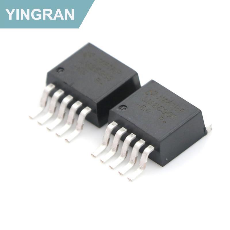 YINGRAN 10 chiếc LM2596S-5.0 LM2596 Bộ điều chỉnh điện áp IC SMD to-263-5V 3A