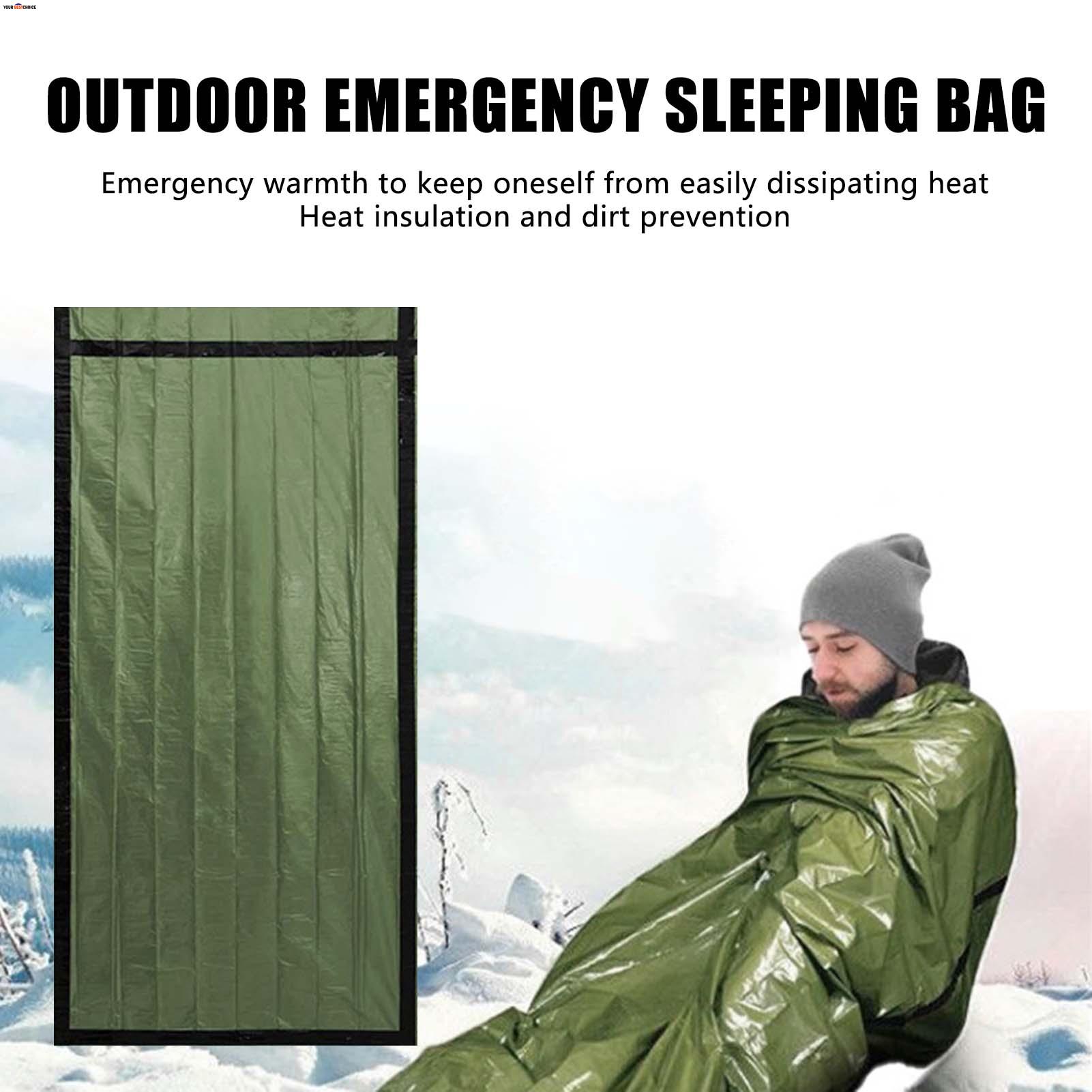 YBC Outdoor Emergency Sleeping Bag Portable Summer Sleeping Bag for Traveling Hostels and Camping YBC-MY ราคา 118 บาท*ส่งฟรี