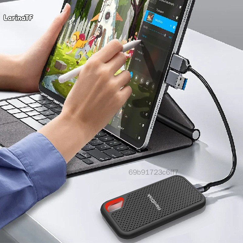 SSD แบบพกพา 6TB - โซลิดสเตตไดรฟ์ภายนอกน้ำหนักเบาความเร็วสูง ราคา 470 บาท*ส่งฟรี