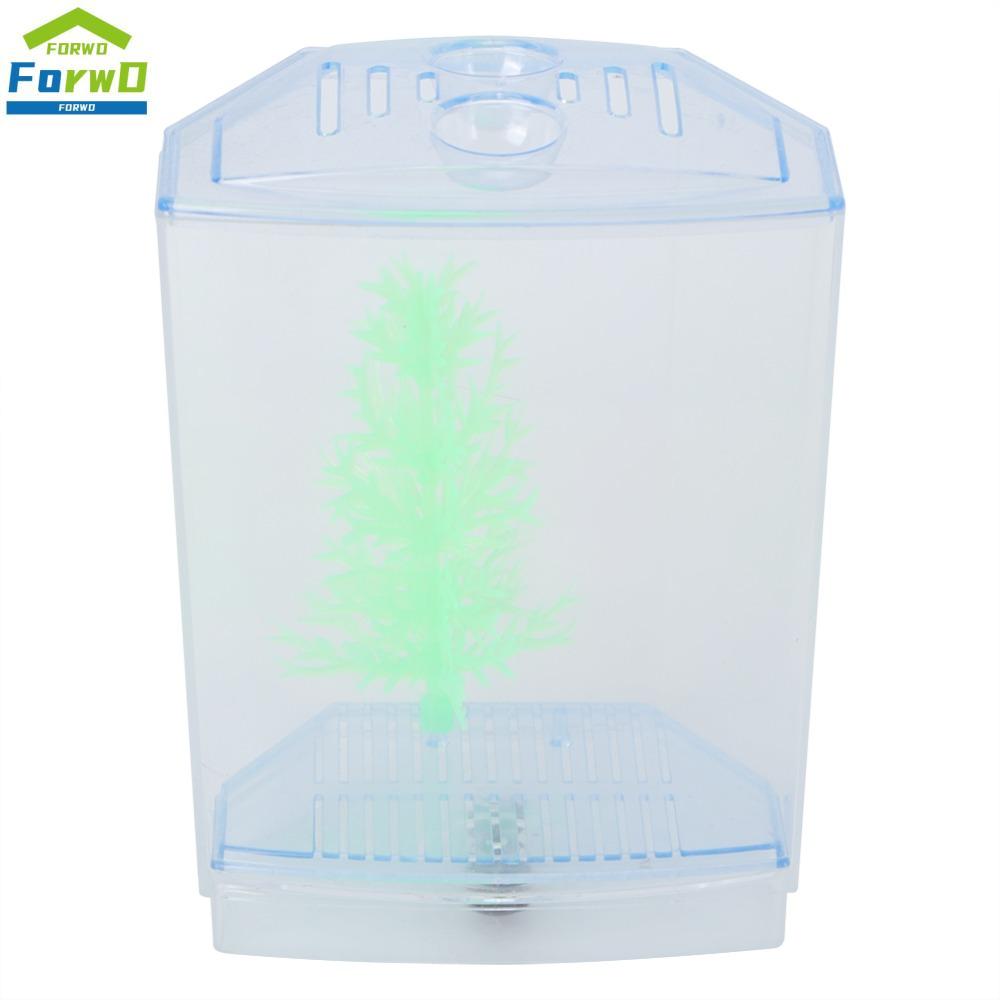 FORWDG Trong suốt Hộp nhân giống bể cá Acrylic Có vách ngăn Bể cá mini Bền bỉ Cấu trúc chắc chắn Máy ấp trứng Nuôi cá