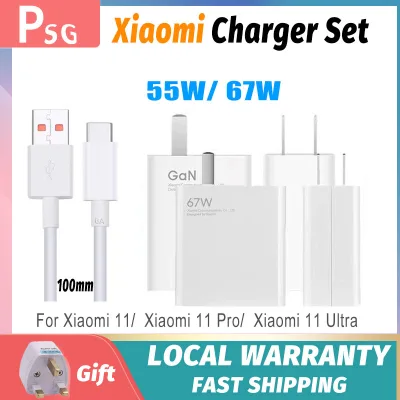 Origianl Xiaomi 11 Series Charger 120W/ 55W/ 67W USB Type-C Fast Charging For Xiaomi 11/ Xiaomi 11 Pro/ Xiaomi 11 Ultra/ Xiaomi 10 Ultra/ Xiaomi Pad 5 series